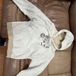 Men’s size, small Nike Cream and White Hoodie sweatshirt